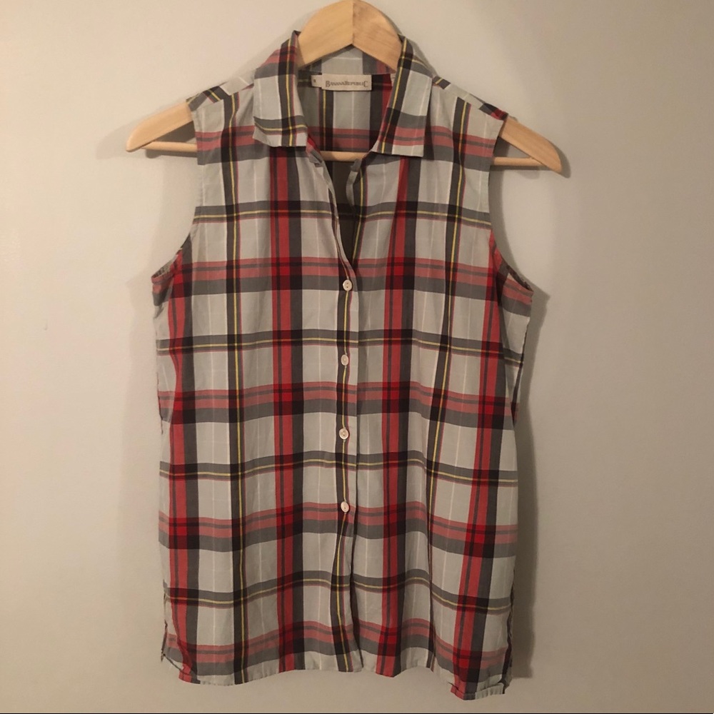BANANA REPUBLIC Flannel Top 🌵